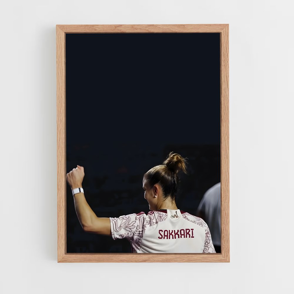 Poster Maria sakkari raquette – affiche Tennis (vue 4)